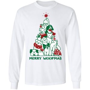 Merry Woofmas Christmas Tree sweatshirt