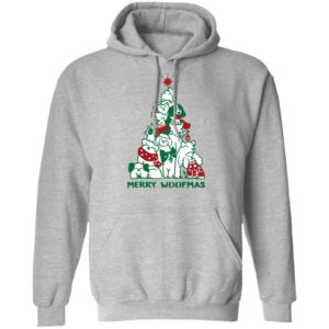 Merry Woofmas Christmas Tree sweatshirt