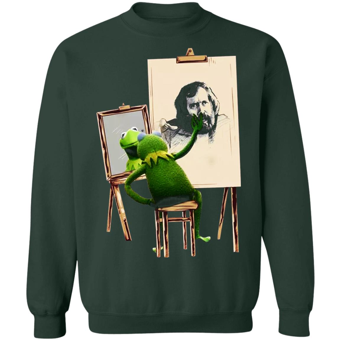 Kermit The Frog painting Jim Henson shirt Kermit The Frog painting Jim Henson shirt