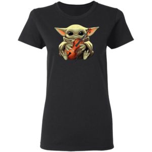 Baby Yoda hug Violin shirt