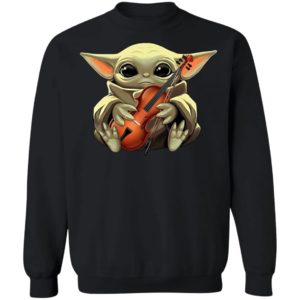 Baby Yoda hug Violin shirt