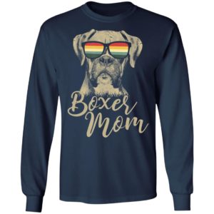 Boxer Mom Shirt For Dog Lover, Long Sleeve