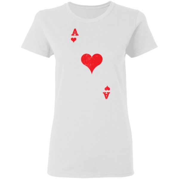 Ace Heart Shirts, Valentines Day T-Shirt Long Sleeve