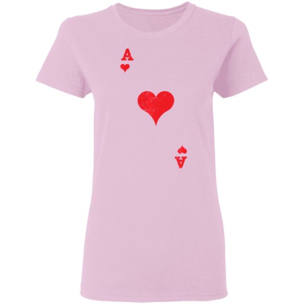 Ace Heart Shirts, Valentines Day T-Shirt Long Sleeve