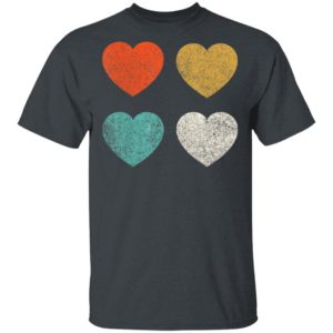 Boyfriend & Girlfriend Retro Cute Valentines Day T-Shirt