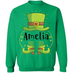 Amelia St Patricks Day Hats T-Shirt, Long Sleeve