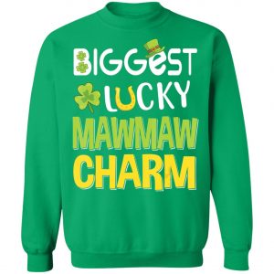Biggest-Lucky Mawmaw Charm Saint Patricks Day T-Shirt, Long Sleeve
