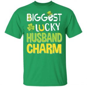 Biggest-Lucky Husband Charm Saint Patricks Day T-Shirt, Long Sleeve