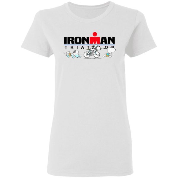 Snoopy Ironman Triathlon World Triathlon Shirt Hoodie Long Sleeve