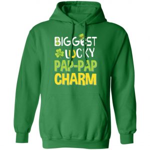 Biggest-Lucky Pap-Pap Charm Saint Patricks Day T-Shirt, Bella