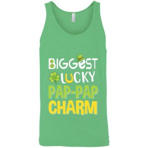 Biggest-Lucky Pap-Pap Charm Saint Patricks Day T-Shirt, Bella