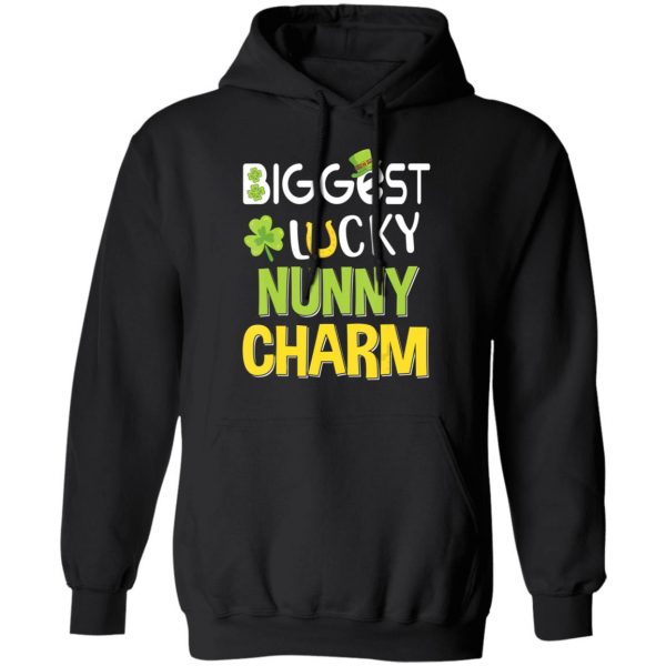 Biggest-Lucky Nunny Charm Saint Patricks Day T-Shirt, Bella
