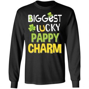 Biggest-Lucky Pappy Charm Saint Patricks Day T-Shirt, Bella