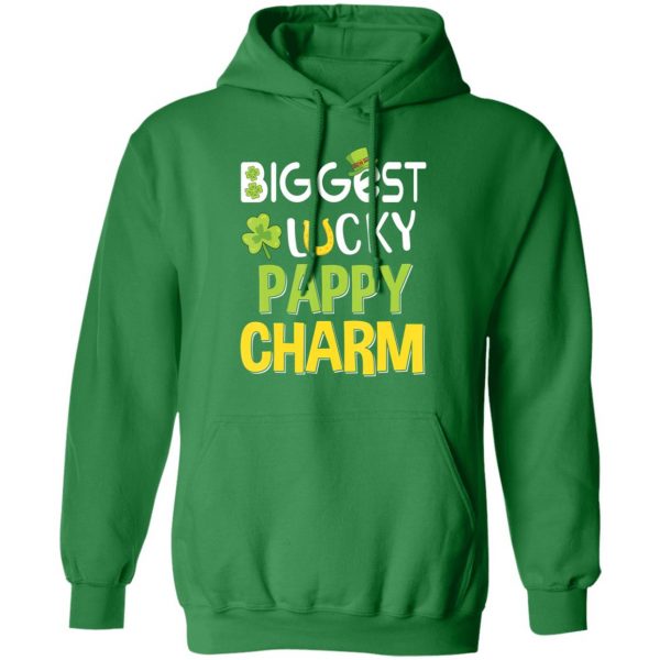 Biggest-Lucky Pappy Charm Saint Patricks Day T-Shirt, Bella