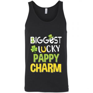 Biggest-Lucky Pappy Charm Saint Patricks Day T-Shirt, Bella