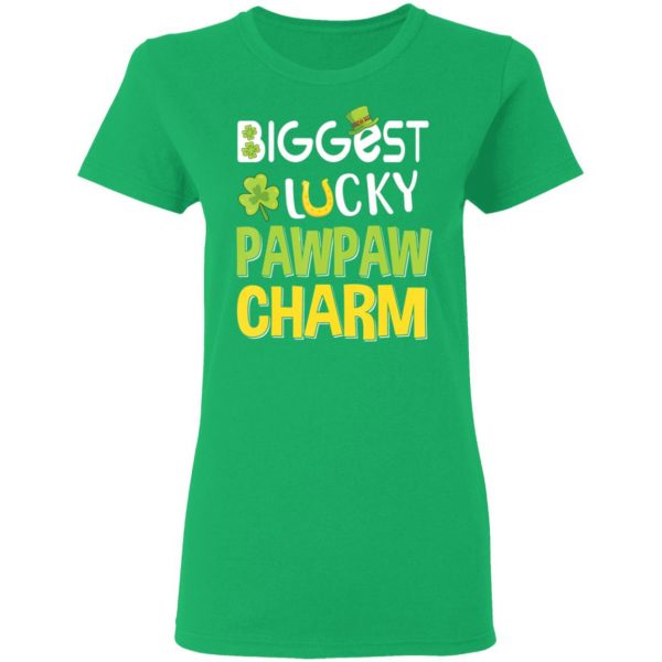 Biggest-Lucky Pawpaw Charm Saint Patricks Day T-Shirt, Bella