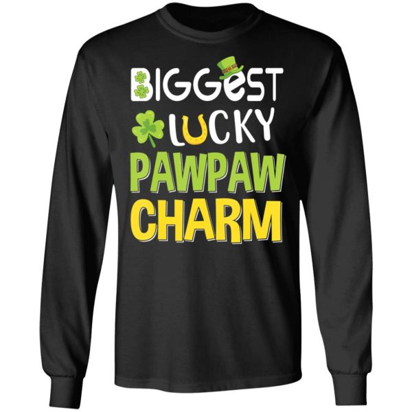 Biggest-Lucky Pawpaw Charm Saint Patricks Day T-Shirt, Bella