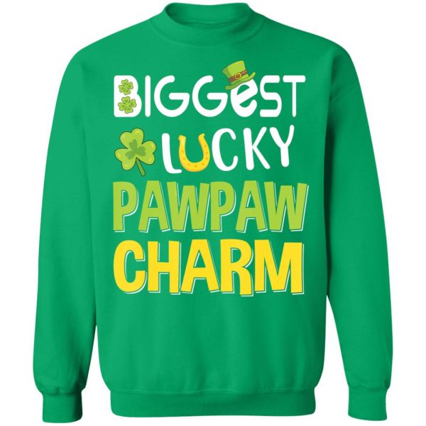 Biggest-Lucky Pawpaw Charm Saint Patricks Day T-Shirt, Bella