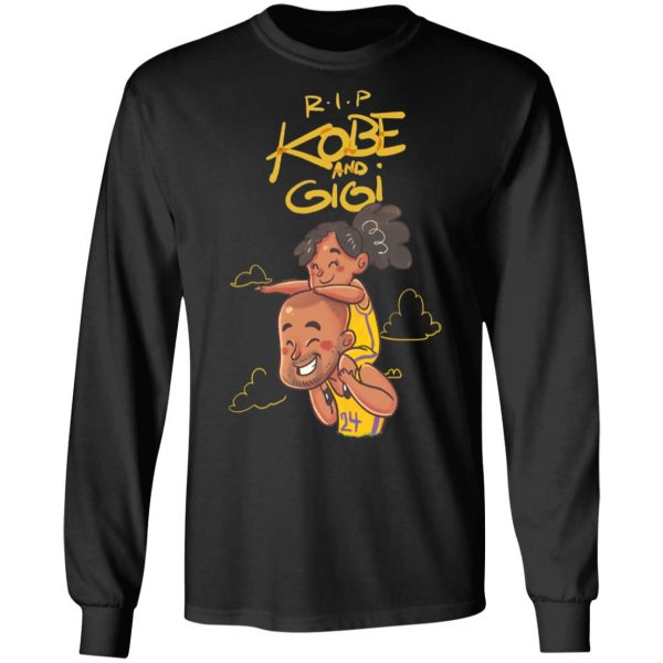 Rip Kobe And Gigi Father and Daughter T-shirt, Long Sleeve