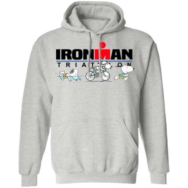 Snoopy Ironman Triathlon World Triathlon Shirt Hoodie Long Sleeve