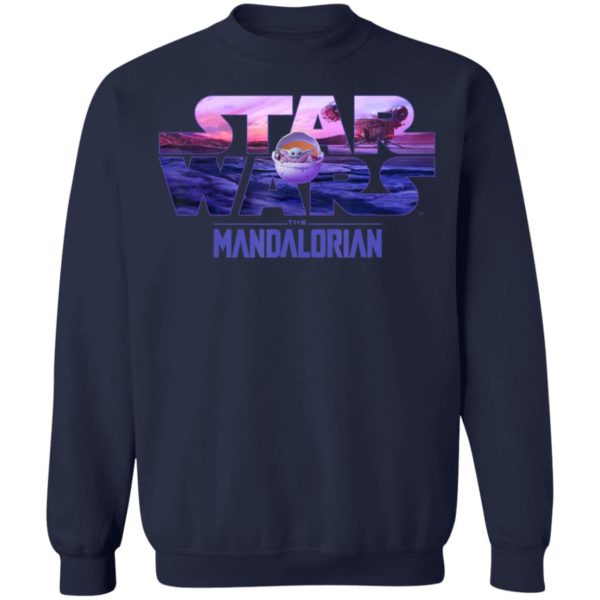 Baby Yoda T-Shirt Star Wars The Mandalorian The Child Long Sleeve