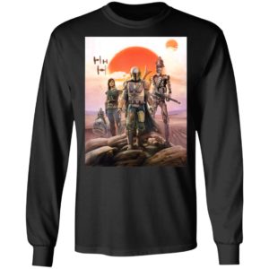 Star Wars The Mandalorian Group Shirt Hoodie Long Sleeve