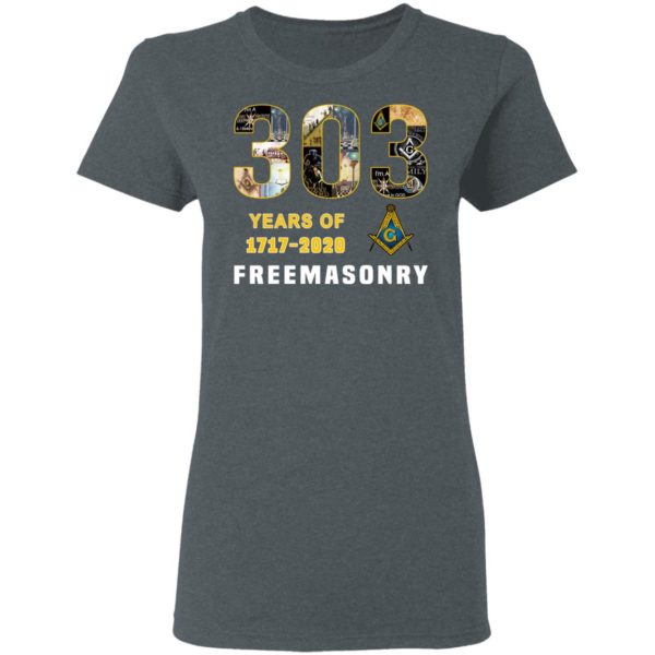 303 Years Of Freemasonry 1717 2020 Shirt Hoodie LS