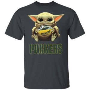 Baby Yoda Hug Green Bay Packer Shirt Hoodie