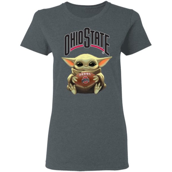 Baby Yoda Hug Ohio State Buckeyes Star Wars Shirt