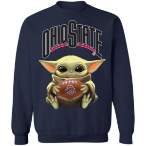 Baby Yoda Hug Ohio State Buckeyes Star Wars Shirt