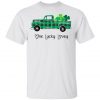 Buffalo Plaid Truck St Patricks Day with Shamrock Be Irish T-Shirt, Long Sleeve, Tank Top