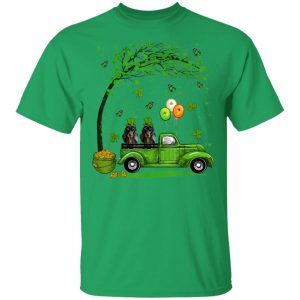 Blue Truck Pickup Dachshund St Patricks Day Dog Lovers T-Shirt, Long Sleeve, Tank Top