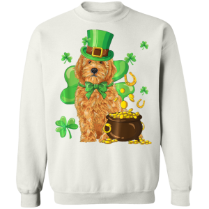 Goldendoodle St Patricks Day Irish Dog T-Shirt, Long Sleeve, Hoodie