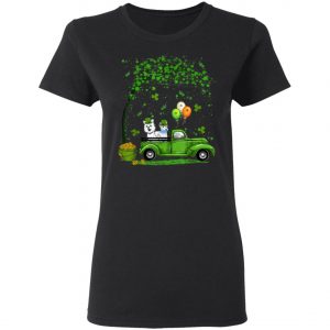 Blue Truck Pickup Westie St Patricks Day Dog Lovers T-Shirt, Long Sleeve, Tank Top