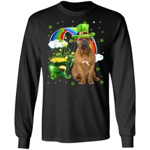 Boerboel St Patricks Day Irish Shamrock Dog T-Shirt, Long Sleeve, Tank Top