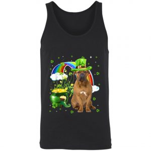 Boerboel St Patricks Day Irish Shamrock Dog T-Shirt, Long Sleeve, Tank Top