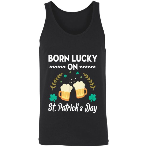 Born Lucky On St. Patricks Day T-Shirt, Long Sleeve, Tank Top