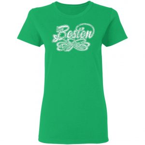 Boston Irish Celtic Knot Shamrock St. Patricks Day T-Shirt, Long Sleeve, Tank Top