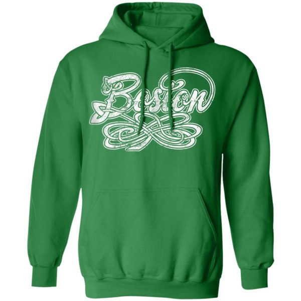 Boston Irish Celtic Knot Shamrock St. Patricks Day T-Shirt, Long Sleeve, Tank Top