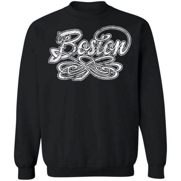 Boston Irish Celtic Knot Shamrock St. Patricks Day T-Shirt, Long Sleeve, Tank Top