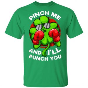Boxing Clover st Patricks Day Boys Girls Punching Boxers T-Shirt, Long Sleeve, Tank Top