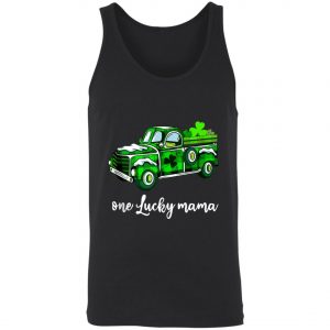 Buffalo Plaid Truck One Lucky MAMA St Patricks Day T-Shirt, Long Sleeve, Tank Top