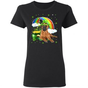 BullMastiff St Patricks Day Irish Shamrock Dog T-Shirt, Long Sleeve, Tank Top