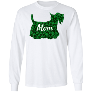 St Patrick Day Shamrock Scottish Dog Mom Outfit Irish T-Shirt, Hoodie, Long Sleeve