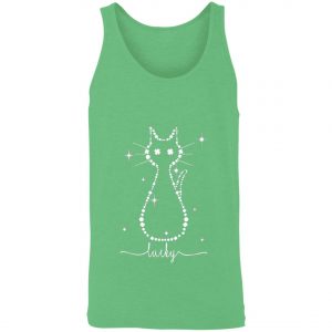 Cat Irish Leaf and Star St. Patrick Day Clover Lucky Cat T-Shirt, Long Sleeve, Tank Top