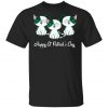 Cat Irish Leaf and Star St. Patrick Day Clover Lucky Cat T-Shirt, Long Sleeve, Tank Top