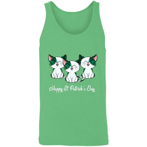 Cat Irish T-shirt Happy St Patricks Day Shamrock Buffalo T-Shirt, Long Sleeve, Tank Top