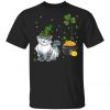 Cat Lucky Patricks Day T-Shirt, Long Sleeve, Tank Top