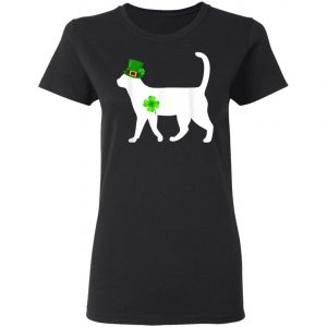 Cat Lucky Patricks Day T-Shirt, Long Sleeve, Tank Top