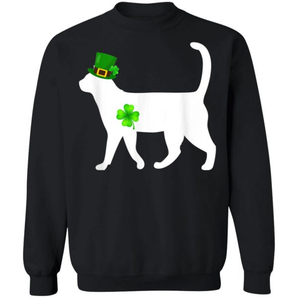 Cat Lucky Patricks Day T-Shirt, Long Sleeve, Tank Top